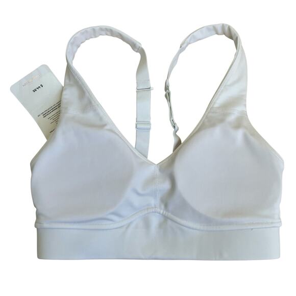 Fabletics Sz S All Day Every Day Adjustable Bra Sports Bra in White NWT - Picture 10 of 16